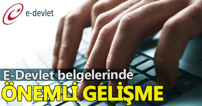 E-devlet belgeleriyle ilgili önemli karar