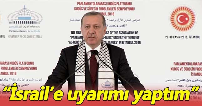 Erdoğan'dan İsrail'e 'Ezan' tepkisi