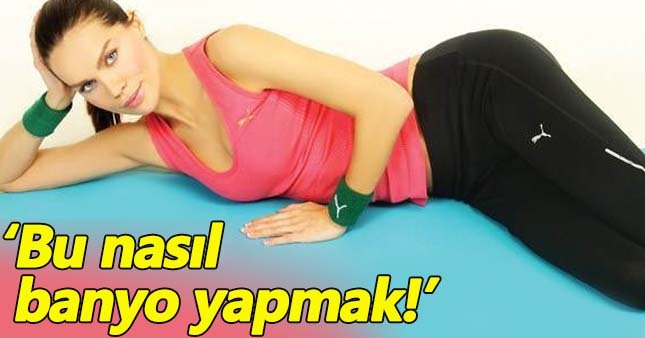 Ebru Şallı'dan banyo pozu paylaşımı