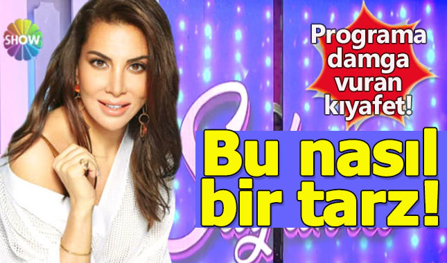 Ebru Yaşar, Seda Sayan'ın programına çıktığı kıyafetle şok etti!