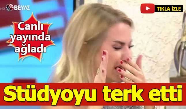 Ece Erken ağlayarak stüdyoyu terk etti