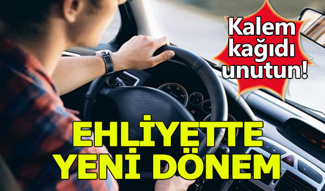 Ehliyet sınavında "e-sınav" dönemi
