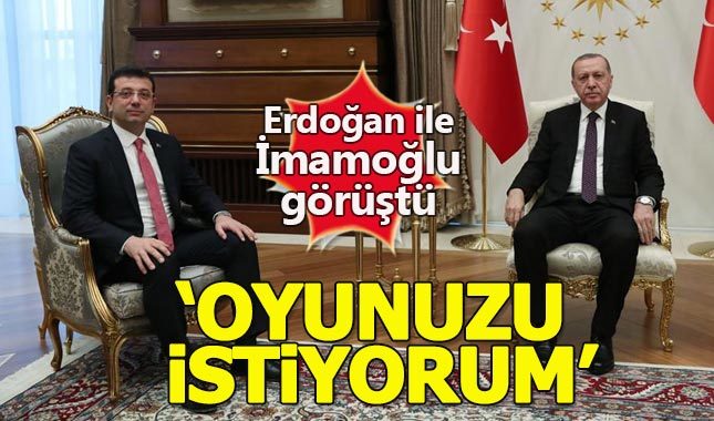 Ekrem İmamoğlu, Cumhurbaşkanı Erdoğan'la görüştü