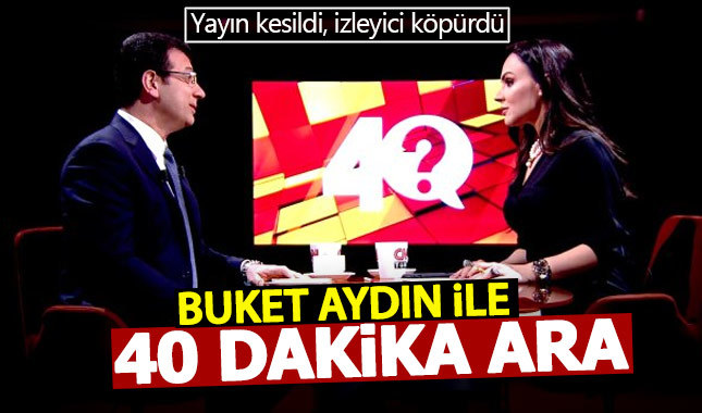 CNN Türk'te Ekrem İmamoğlu'na 40 dakikalık "Erdoğan" arası