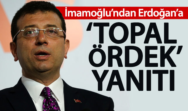 Ekrem İmamoğlu'ndan Erdoğan'a "topal ördek" yanıtı