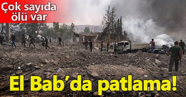 El Bab'da bombalı saldırı: Onlarca ölü var