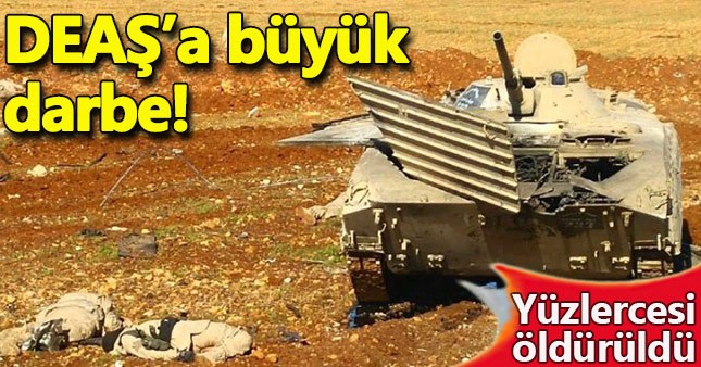 El Bab'ta yüzlerce DEAŞ'lı terörist öldürüldü