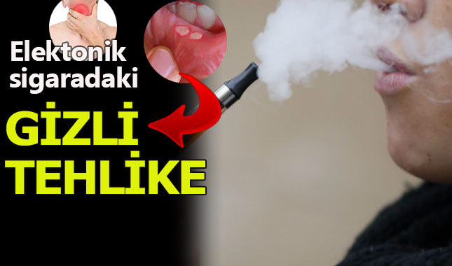 Elektronik sigaradaki gizli tehlike