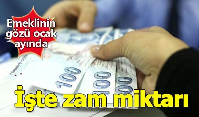 Emekli maaşına ne kadar zam yapılacak - Ocak ayında emekli maaşı kaç para olacak?