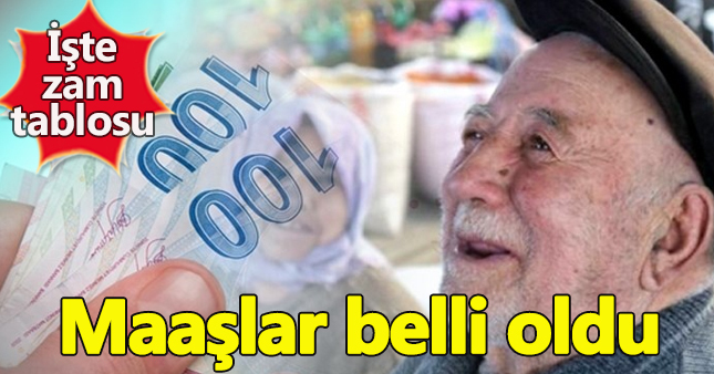 Emekli zammı ne kadar, zamlı maaş ne zaman yatacak?