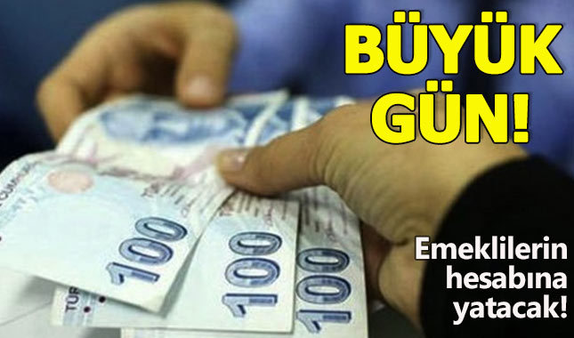 Emeklilerin zam farkı bugün ödenecek