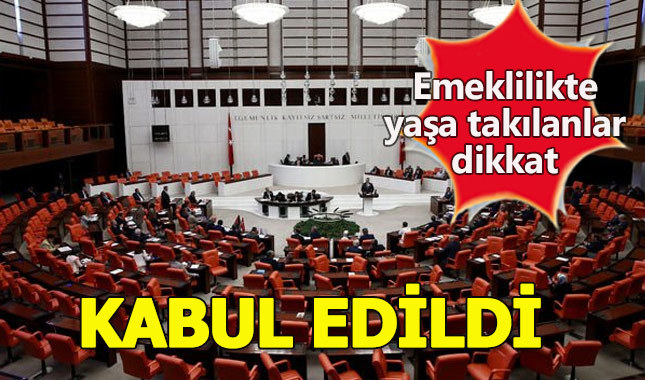 Emeklilikte yaşa takılanlar için mecliste komisyon kurulması kabul edildi