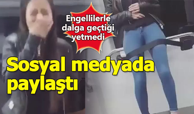 Engellilerle dalga geçen üniversite öğrencisi tepki çekti