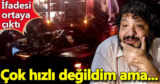 Erdal Tosun'un aracına çarpan sürücünün ifadesi ortaya çıktı!