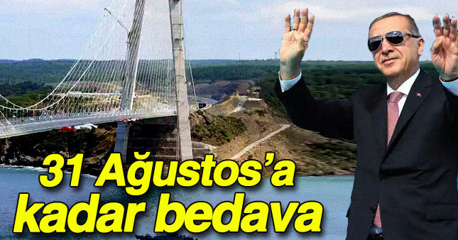 Erdoğan 3. Köprü açılışında konuştu