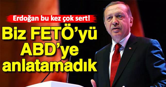 Erdoğan ABD'de konuşuyor