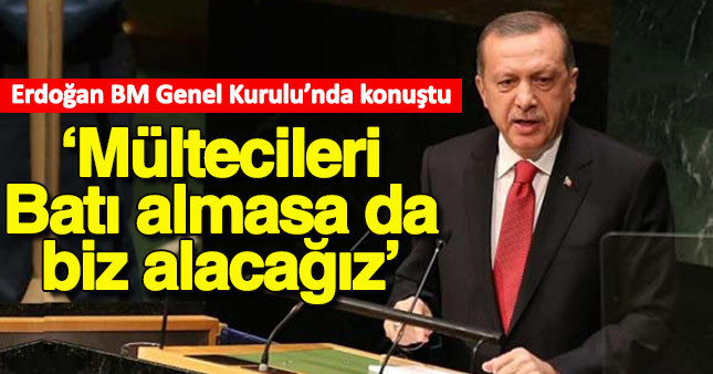 Erdoğan BM Genel Kurulun'da konuştu