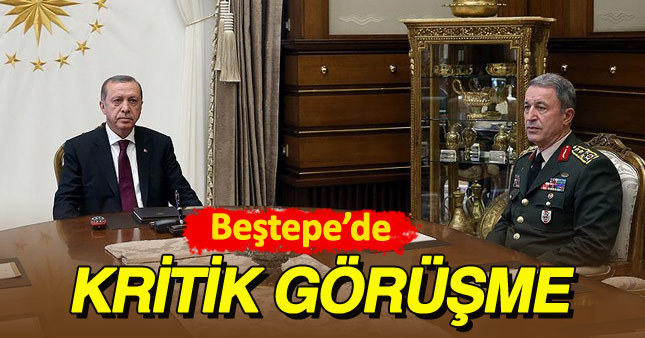 Erdoğan Hulusi Akar'ı ağırlayacak