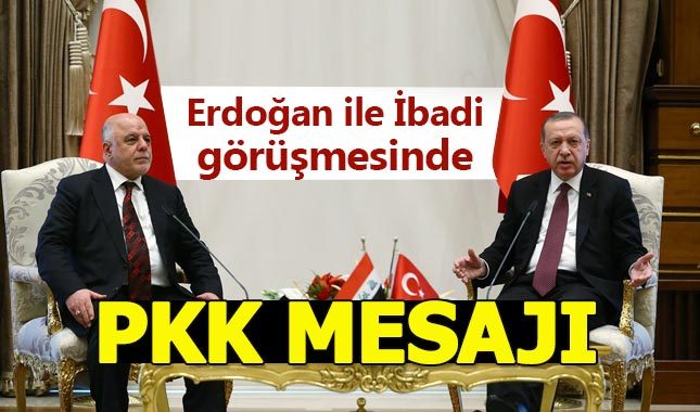 Erdoğan: PKK'ya karşı Irak ile ortak mücadele edeceğiz