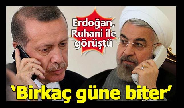 Erdoğan ile Ruhani arasında flaş görüşme