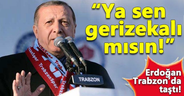 Erdoğan sert çıktı: Ya sen gerizekalı mısın!