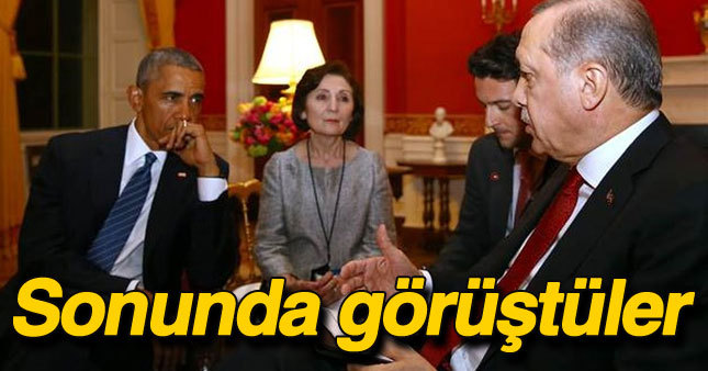Erdoğan ve Obama görüştü