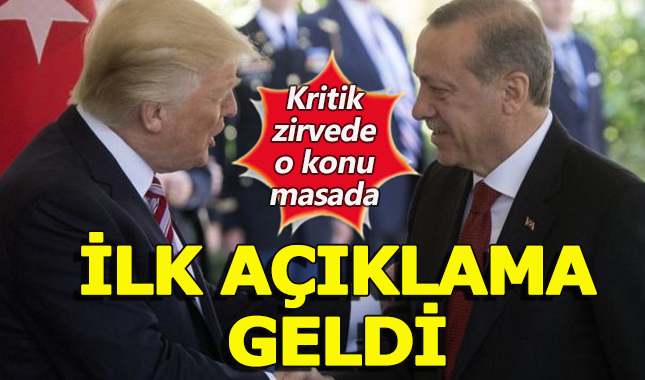 Erdoğan ve Trump arasında kritik Suriye toplantısı 45 dakika sürdü