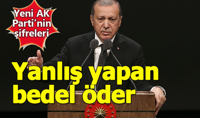 Erdoğan yeni AK Parti'nin şifrelerini verdi