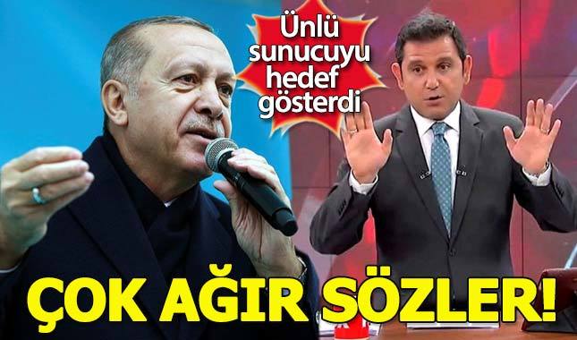 Erdoğan'dan Fatih Portakal'a çok ağır sözler