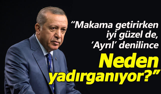 Erdoğan'dan belediye başkanlarına 'istifa' tepkisi