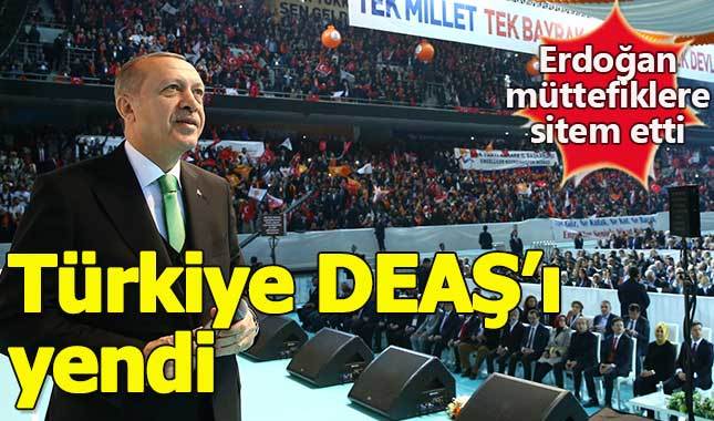 Erdoğan'dan müttefik ülkelere sitem