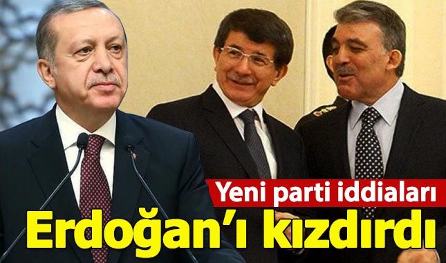 Erdoğan'dan yeni parti iddialarına sert tepki