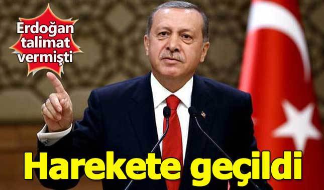 Erdoğan'ın talimat verdiği proje için harekete geçildi