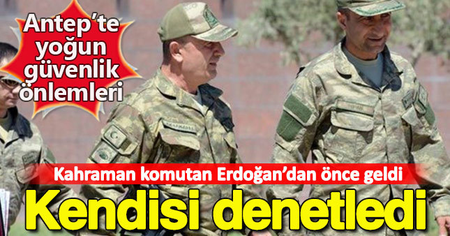Erdoğan’ın ziyareti öncesi güvenlik tedbirlerini denetledi