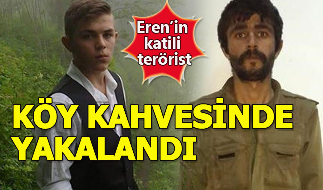 Eren Bülbül'ü şehit eden terörist köy kahvesinde yakalandı