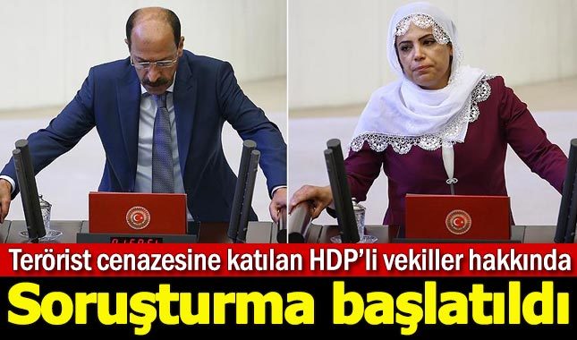 Eren Bülbül'ü şehit eden teröristin cenazesine katılan HDP'lilere soruşturma