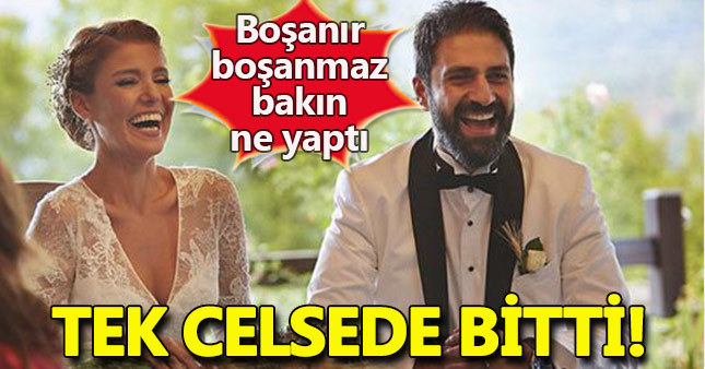 Erhan Çelik ve Gülben Ergen tek celsede boşandı