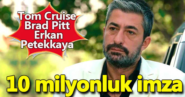 Erkan Petekkaya'dan 10 milyonluk imza!