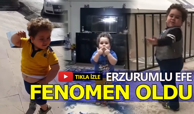 Erzurumlu Efe'nin dansları dünyada fenomen oldu