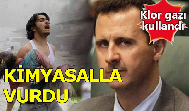 Esad, Suriye'de kimyasal silah kullandı iddiası