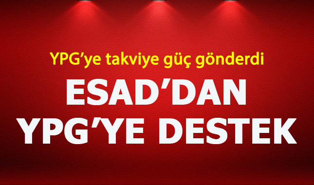 Esad rejiminden YPG'ye militan desteği