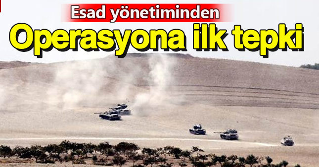 Esad yönetiminden askeri operasyona tepki