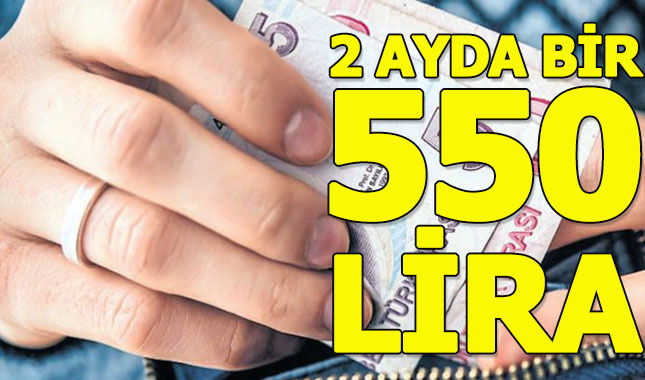 Eşi vefat eden kadına iki ayda bir 550 lira