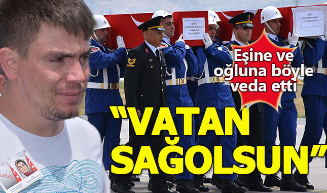 Eşini ve oğlunu şehit veren astsubay Karakara konuştu