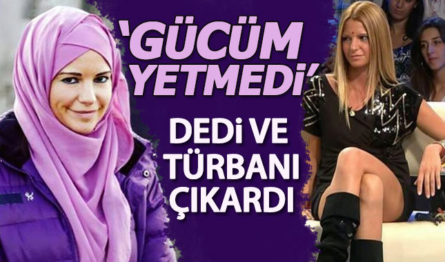 Eski rallici Burcu Çetinkaya türbanını çıkarma kararı aldı