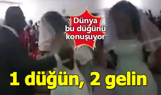Eski sevgilisinin düğününe gelinlikle katıldı