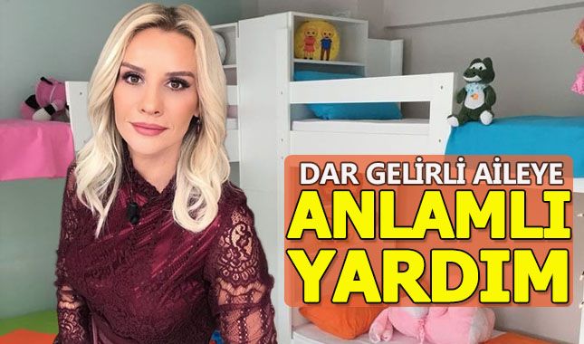 Esra Erol dar gelirli aileye yeni ev yaptırdı