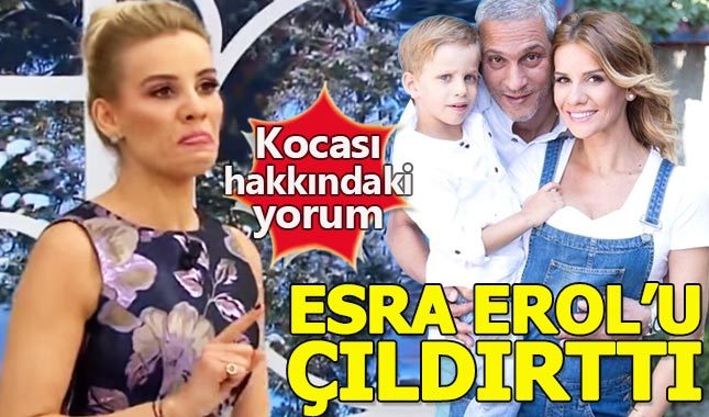 Esra Erol, kocası hakkında yapılan yoruma ateş püskürdü