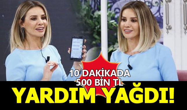 Esra Erol yardım çağrısında bulundu, 500 bin TL bağış toplandı