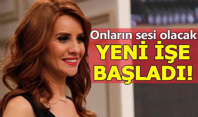 Esra Erol yeni işine başladı